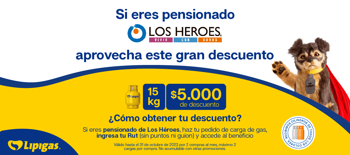 ¡La Buena Energía tiene convenio entre Lipigas y Los Héroes!