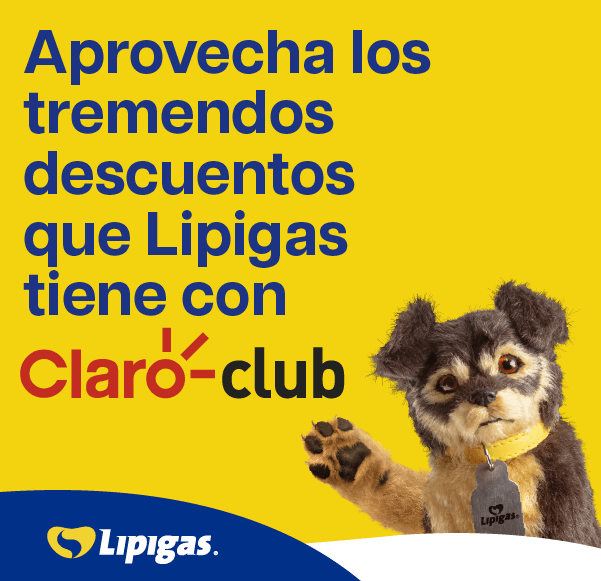 Si eres Claro Club, también tienes descuentos en Lipigas