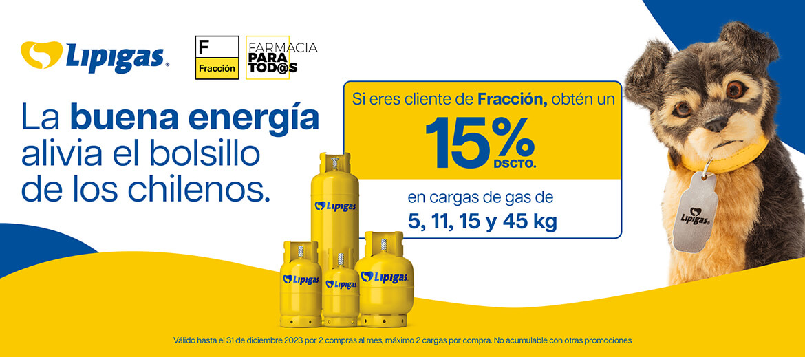 ¡Ahorra en gas y en salud con Lipigas y farmacia Fracción!