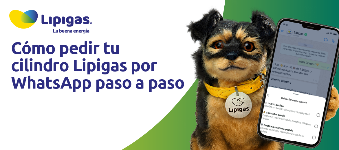 ¿Cómo pedir tu cilindro Lipigas por WhatsApp paso a paso?