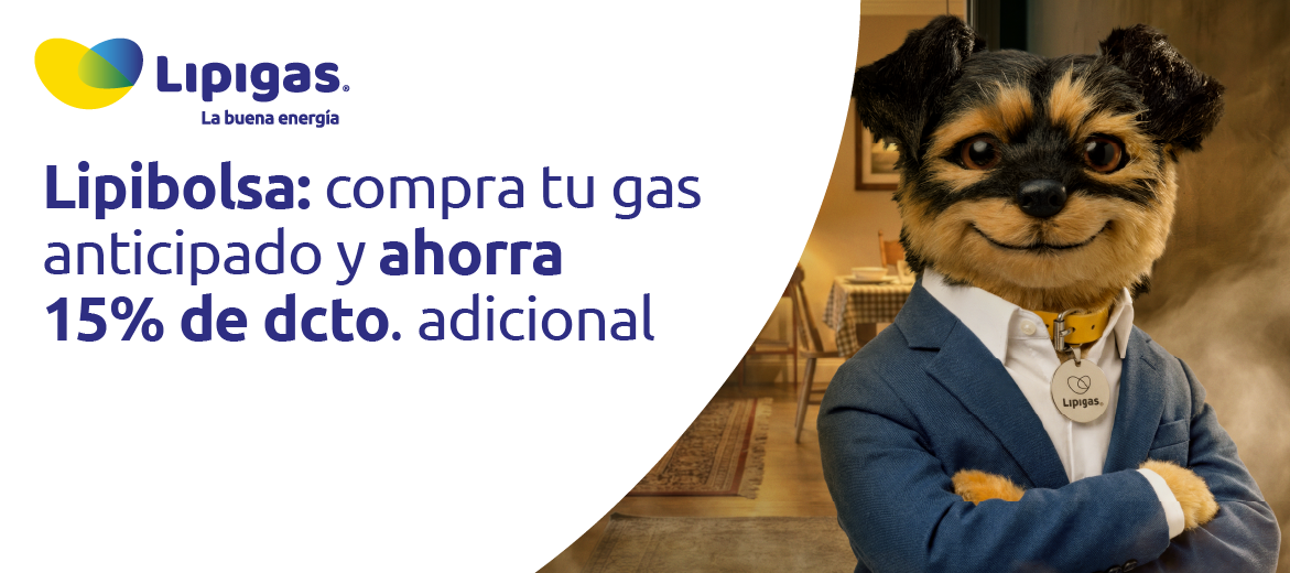 compra tu gas anticipado y ahorra 15% de descuento adicional